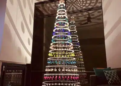 Hanging christmas discount tree shark tank