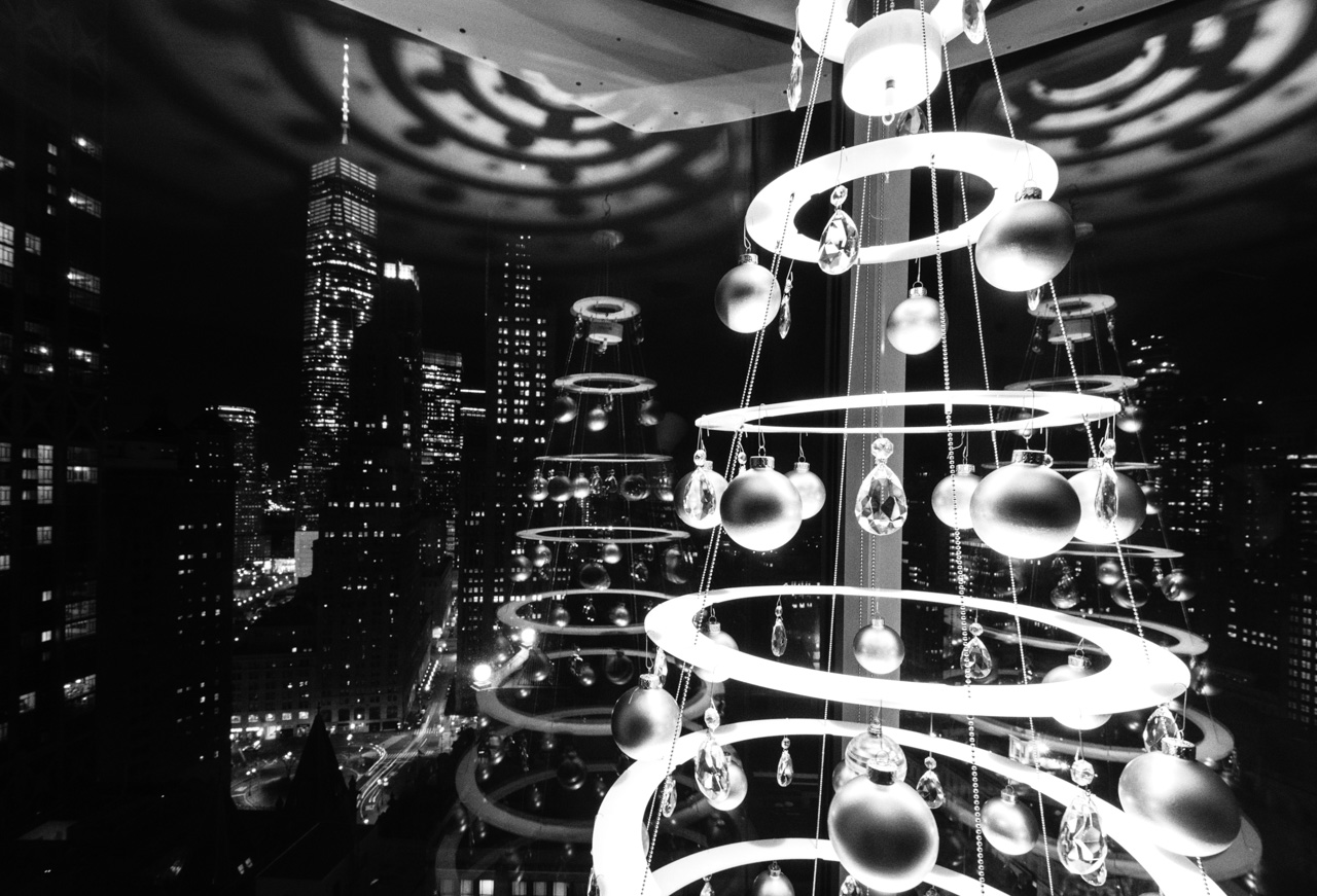 New York Skyline Modern Christmas Tree New York Christmas Tree Modern Holiday Decor
