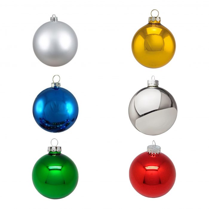 Glass Bulb Ornaments Modern Christmas Trees