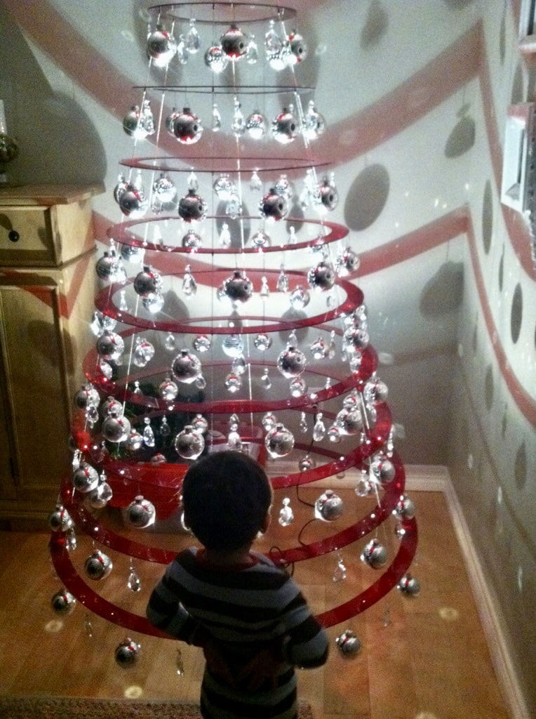 Ruby Red Christmas Tree Modern Christmas Trees