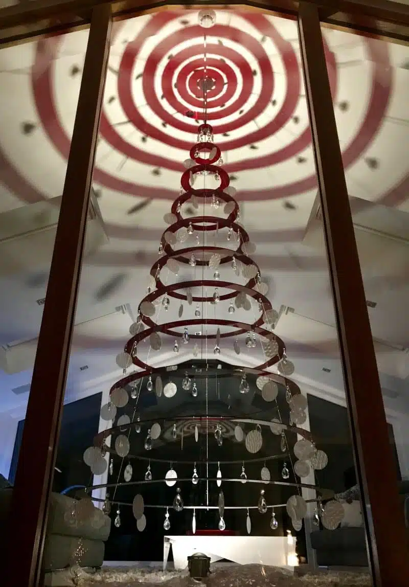 Ruby Red Christmas Tree